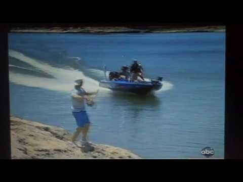 Colt McCoy Throws to Jorden Shipley on a Boat
