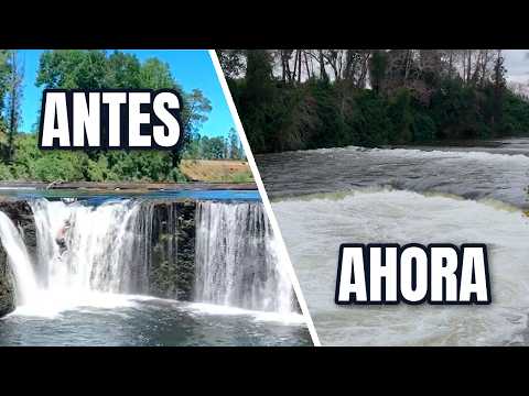 Río Donguil Y Río Toltén completamente DESBORDADOS
