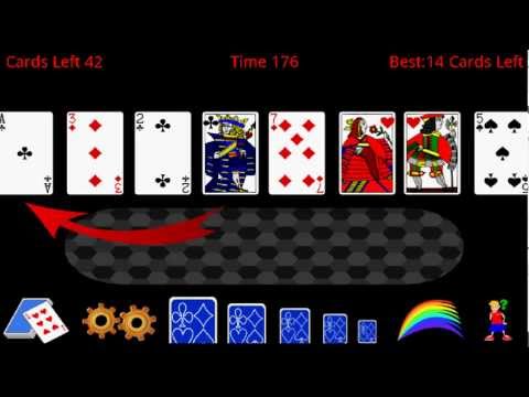 Accordion Solitaire, a free patience card game from Galatic Droids