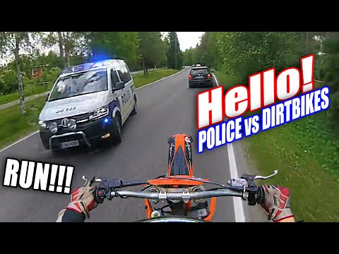 Police VS Dirt Bikers! Cops Chase Motorcycle - Best Compilation 2021
