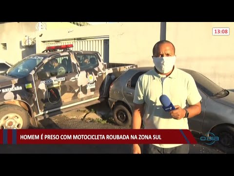 Homem é preso com motocicleta roubada em bar na zona sul de Teresina 21 05 2021