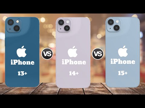 Apple iPhone 13 plus vs iPhone 14 plus  vs iPhone 15 plus full Comparison