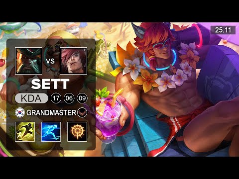 Sett vs GangPlank Top - KR Grandmaster - Patch 25.11 Season 15