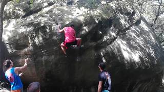 Video thumbnail of Kalma, 7a. Savassona