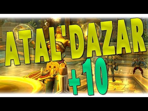 BfA Mistweaver Monk +10 Atal'Dazar | WoW: 8.0.1 Battle for Azeroth