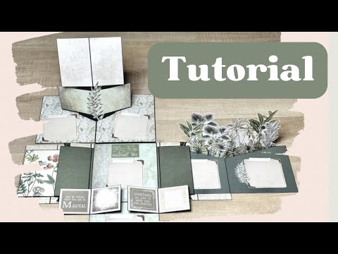 Tutorial ► Pop Up Photo Album | Vintage Folio