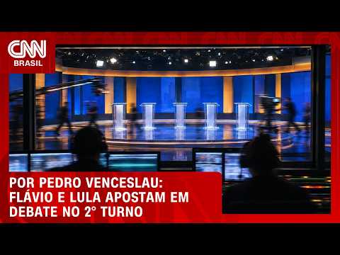 Campanhas de Flávio e Lula apostam em debate para o 2° turno | CNN 360°
