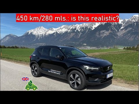 Volvo XC40 recharge single motor - real-life range test done by an eco-driving professional