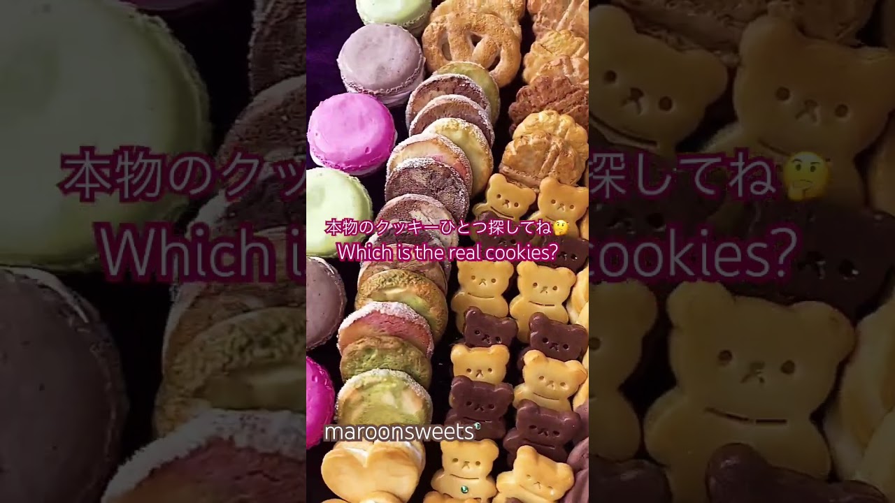 見つけてね！100個のクッキー🍪本物は一個だけ☺️ #cookie #ショート#shorts