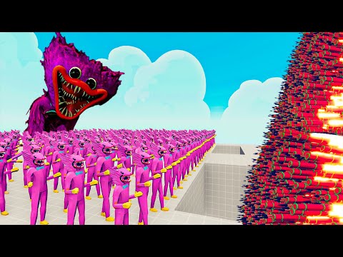 100x KISSY MISSY + 1x GIANT vs 3x EVERY GOD - Totally Accurate Battle Simulator TABS