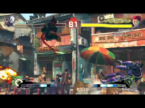 SSF4: Za1th (Seth) VS porkloafking (C. Viper) - Endless Battle