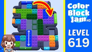 Soluzione del Livello 619 di Color Block Jam