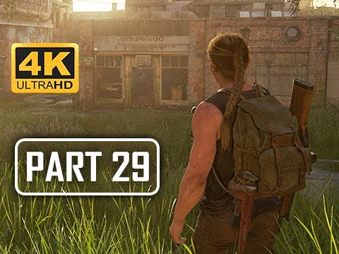 The Last of Us Part 2 Walkthrough Part 29 - Double Barrel Shotgun (4K PS4 PRO Gameplay)
