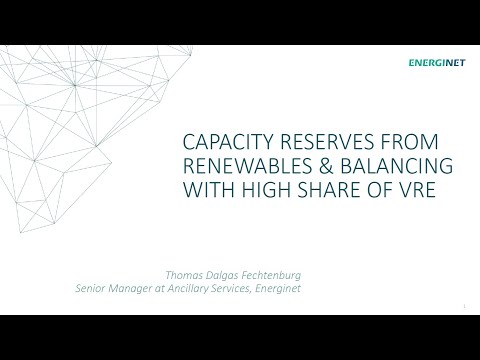 G-PST/ESIG Webinar: Ancillary Services from an Energy System with a High Share of VRE