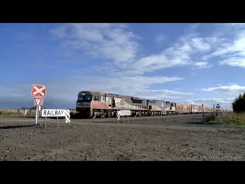 SCT 1PM9 Mixed Freight Train With SCT015 & CF4403 (26/5/2021) - PoathTV Australian Railways