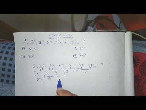 2, 22, 32, 42, 57, 87, 162, ? Easy solution  #chsl #ssc 2022