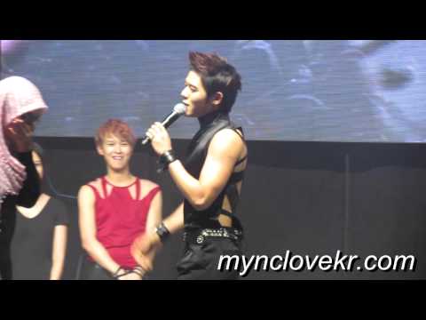 [fancam] 121110 Ze:A Showcase Live In Malaysia - Dongjun singing Forever Love