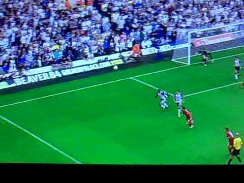 John Arne Riise - Cracking shot that hits the bar against Tottenham 05/06