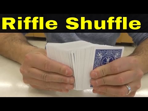 How To Riffle Shuffle Cards-With Bridge-Full Tutorial