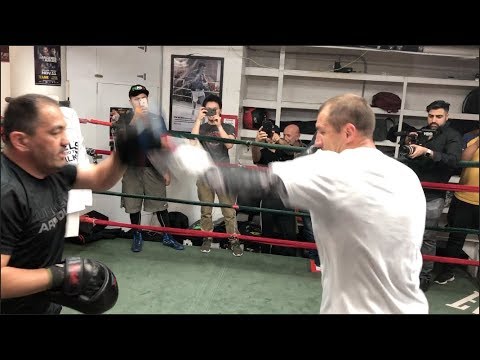 KRUSHER! - SERGEY KOVALEV WORKOUT HIGHLIGHTS AS HE RETURNS TO NEW YORK TO FACE IGOR MIKHALKIN