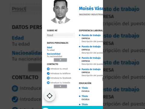 DESCUBRÍ ESTA 📱APP PARA HACER CURRICULUM ( Muy Fácil )