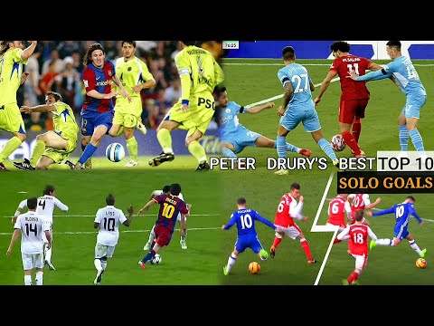 When ONE player takes on the ENTIRE team! Best SOLO goals with Peter Drury!!