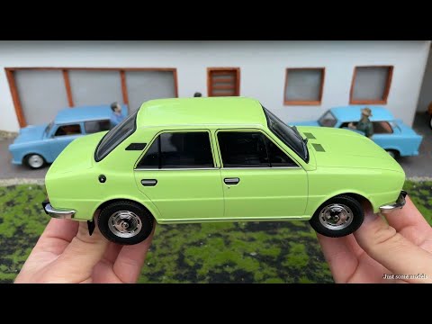 1:18 Skoda 105L 1976, light green - Triple9 [Unboxing]