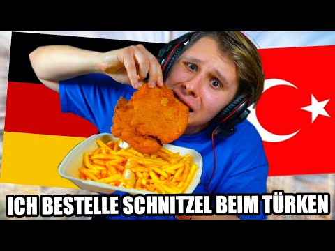 I ORDER SCHNITZEL FROM THE TURKISH GUY🥩😨 - Does it taste good?🧐