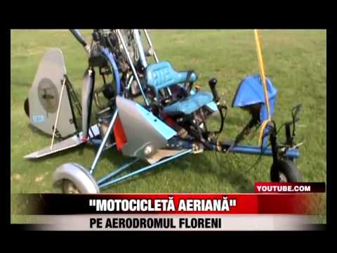 MOTOCICLETA AERIANA PE AERODROMUL FLORENI