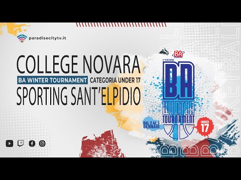 2° BA Winter Tournament 2023 - Game 8 - College Novara vs. Sporting Basket Club Porto Sant'Elpidio
