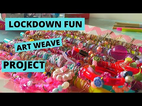 TEXTILE WRAP AND WEAVE PROJECT | How To Combine Wraps In A Weave | Textile Techniques