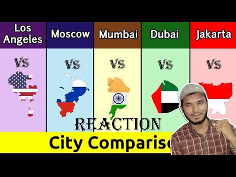 REACTION to Los Angeles vs Moscow vs Mumbai vs Dubai vs Jakarta | City Comparison | Mumbai vs Dubai