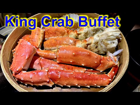 Best King Crab Buffet Ever! Wandao Buffet (Shanghai Best Food Guide Part 34) 上海万岛日本料理铁板烧