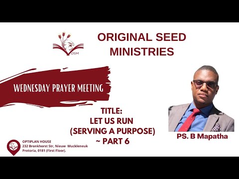 2023-0315PM - Let Us Run (Serving A Purpose) ~ Part 6