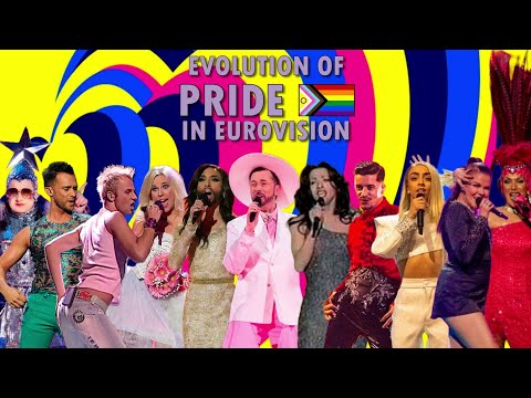 Evolution of PRIDE 🏳️‍🌈 in Eurovision (HD)