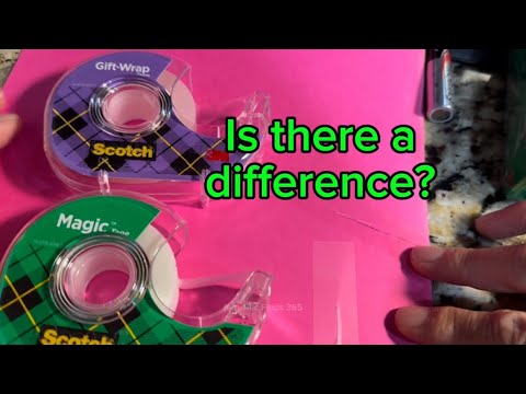 Scotch Tape - Magic VS. Gift Tape