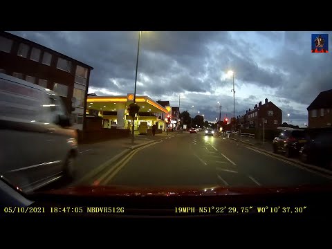 Tesla Twerp Jumps a Red and is Sent a NIP - LF71 WBD