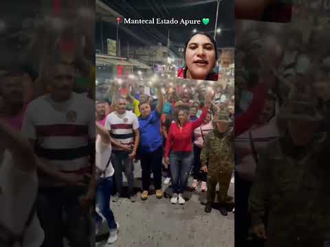 Marcha nocturna en el Municipio Muñoz, estado Apure