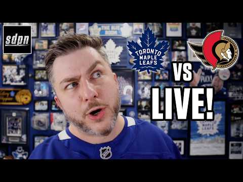 Toronto Maple Leafs vs Ottawa Senators | LIVE w/ Steve Dangle