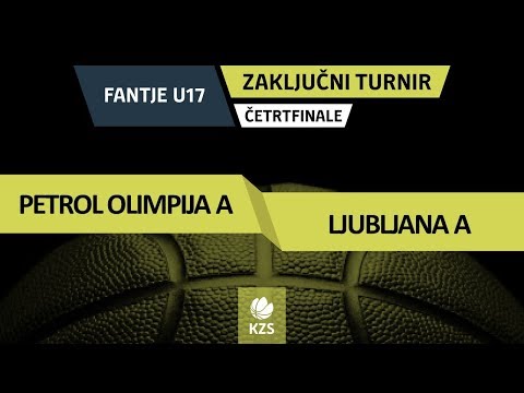 F8MU17 - Petrol Olimpija A : Ljubljana A - četrtfinale - Sezona 2018/19