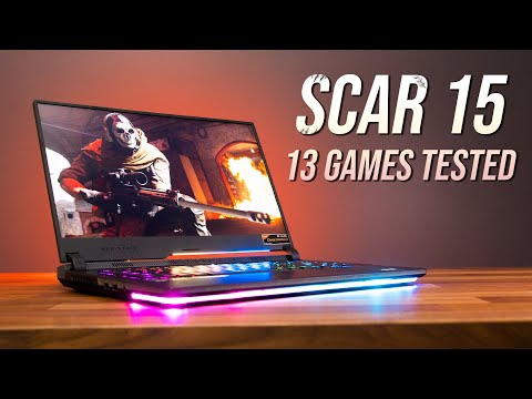 ASUS Scar 15 Ryzen Gaming Laptop Tested In 13 Games!