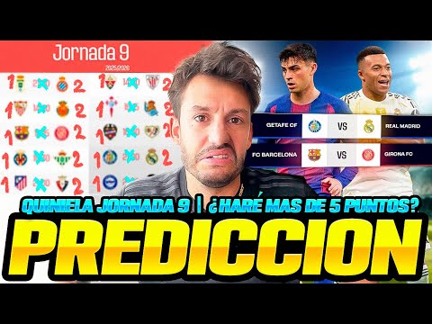 MY MATCHDAY 9 PREDICTION | HOW MANY POINTS WILL I GET? | FREE WINNING POOLS WITH UBIETOO | LALIGA