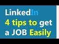 How To Get A Job Through Linkedin Use Linkedin To Find A Job Easily BEST TIPS