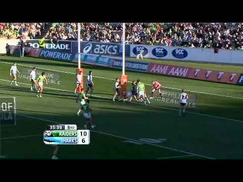NRL Highlights | Finals Week 1 2012 Highlights    Raiders vs Sharks