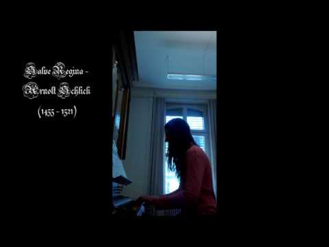 Very early organ music: Salve Regina I of Arnolt Schlick| Hanné Becker, Orgel