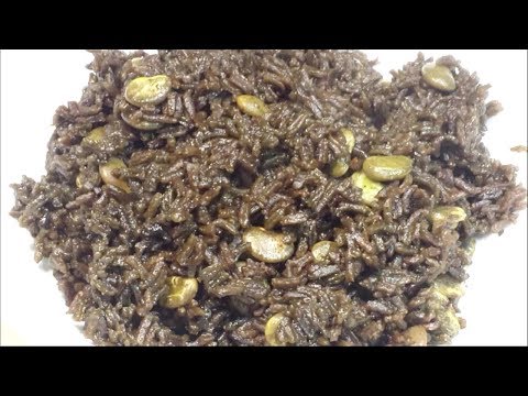 Tasty Haitian Black Rice | How to Make Diri Djon Djon | Haitian Food