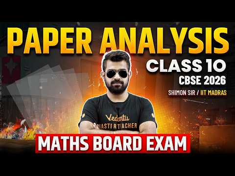 Class 10 Maths Board Exam Paper Analysis 🚨 Expected Marks + Mistakes | CBSE 2026 | Shimon Sir