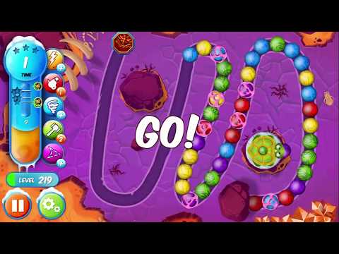 oka WWoka Marble Shooter level 216-220 - Game mini