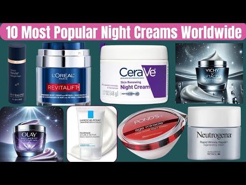 Top 10  Night Creams Worldwide  #beauty #skincare #diy #skincareroutine