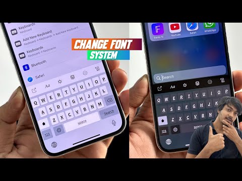 How To Change Font Style in iPhone ( Any iPhone ) | How To Change Font Style in iPhone From Settings
